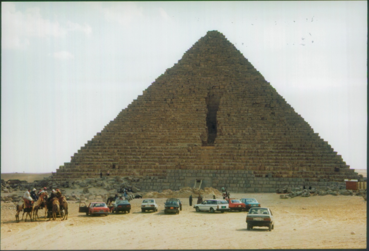 Menkaur Pyramid of Giza Egypt 1998
