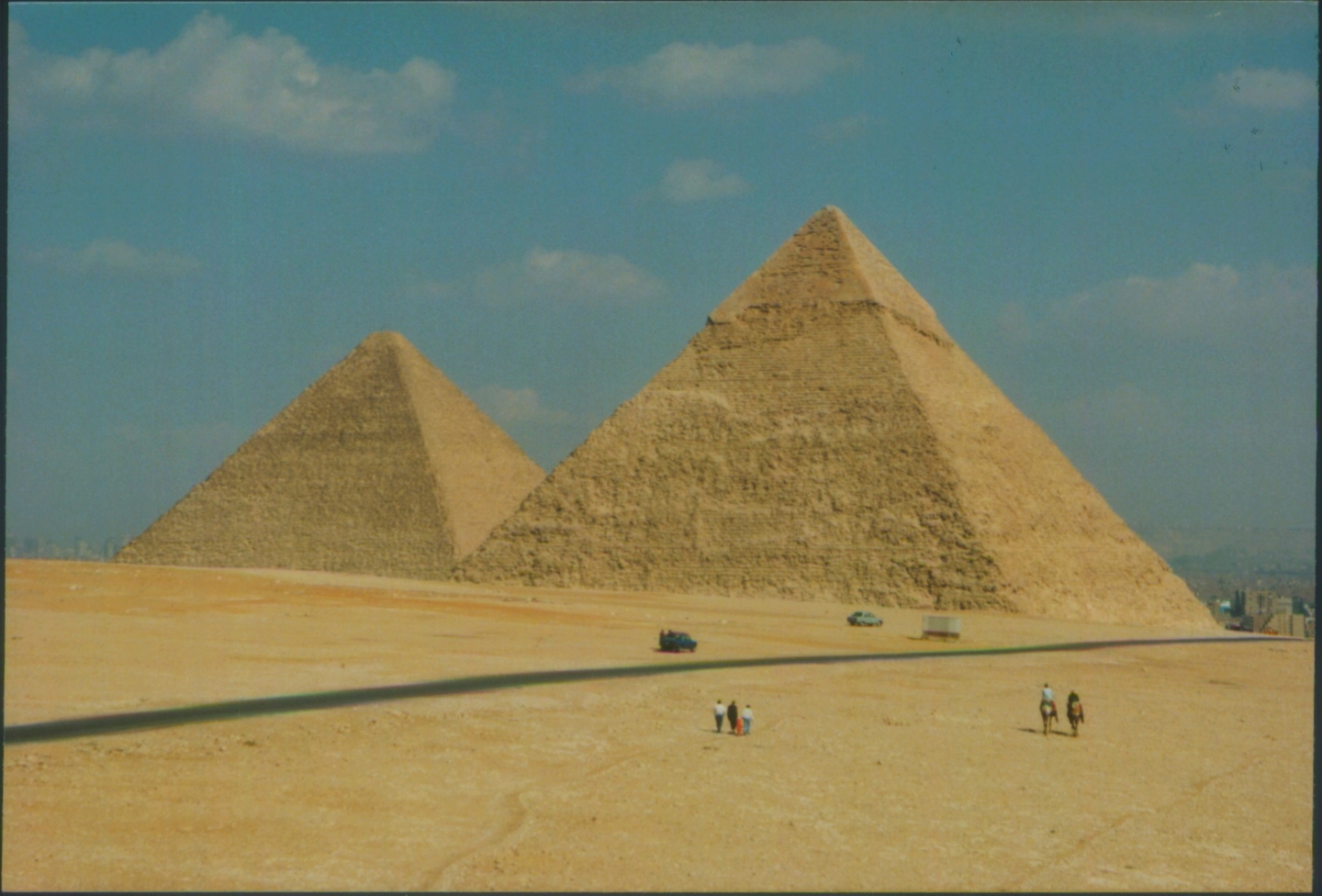 Pyramids of Giza Egypt 1998