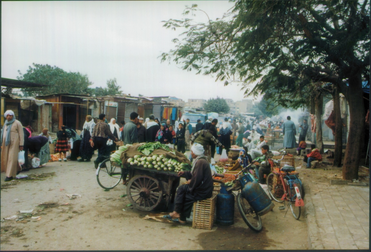 Vegetable Stand Cairo Egypt 1998