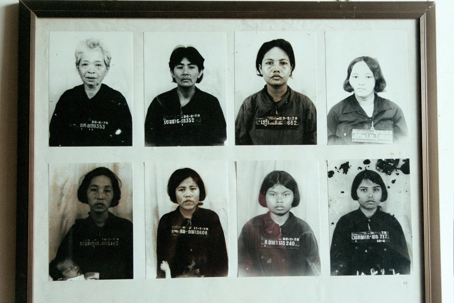s21 prison Prisoner photosl - Phom Phen Cambodia 2003