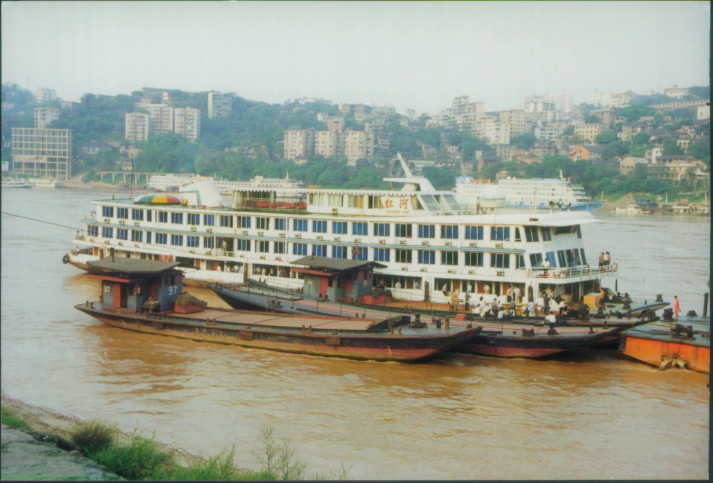 ferry on yangtze river china 1999