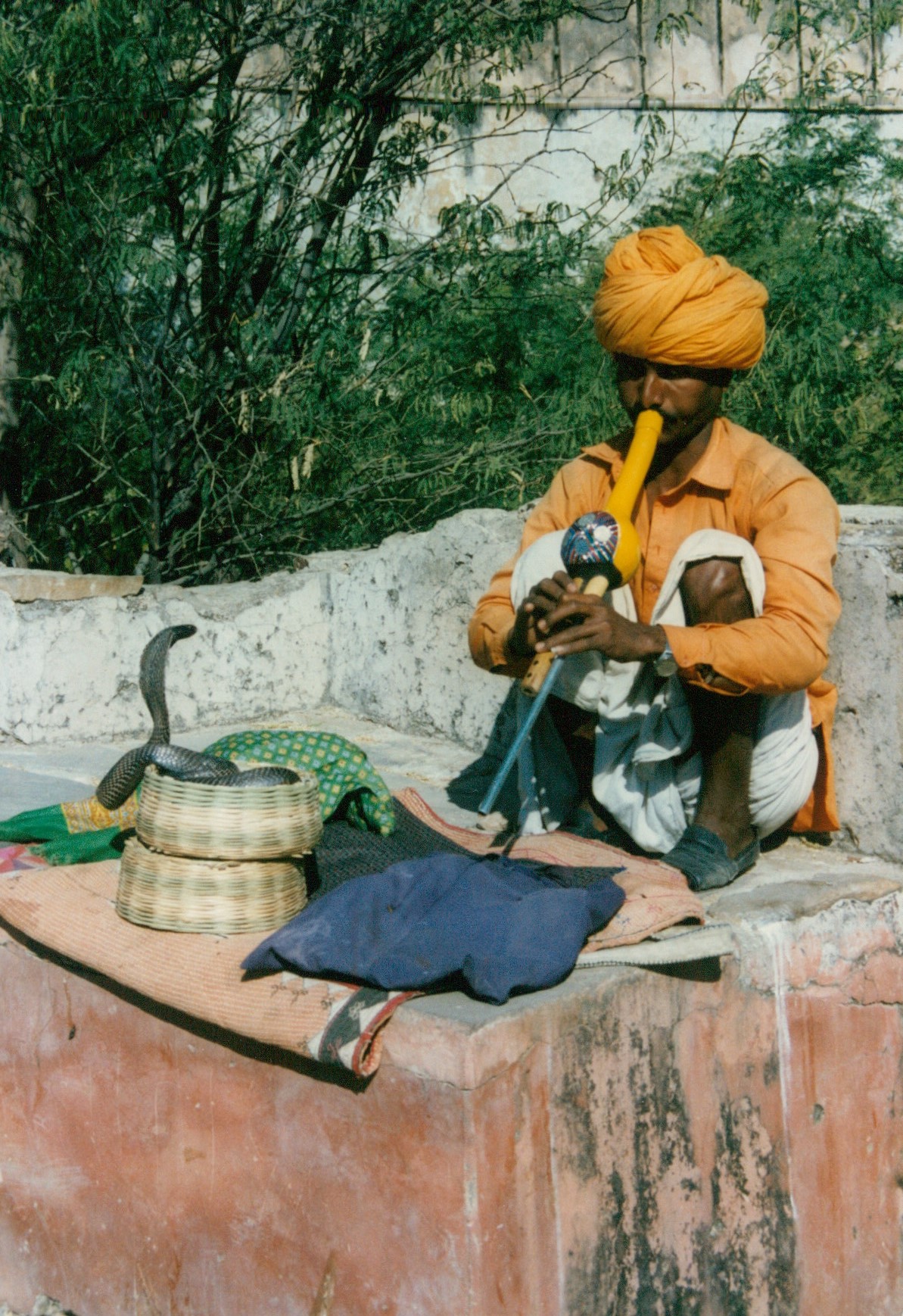 Snake charmer near the Amber Fort India 1997