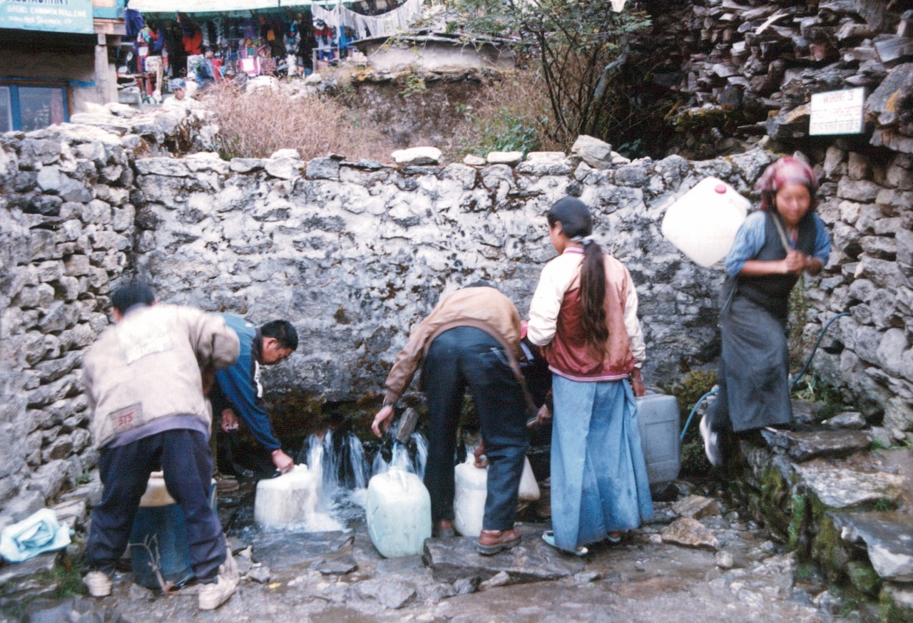 namche bazar trekking in nepal solukhumbu 1998