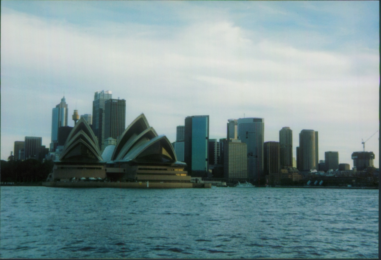 opera house skyline sidney australia 1994