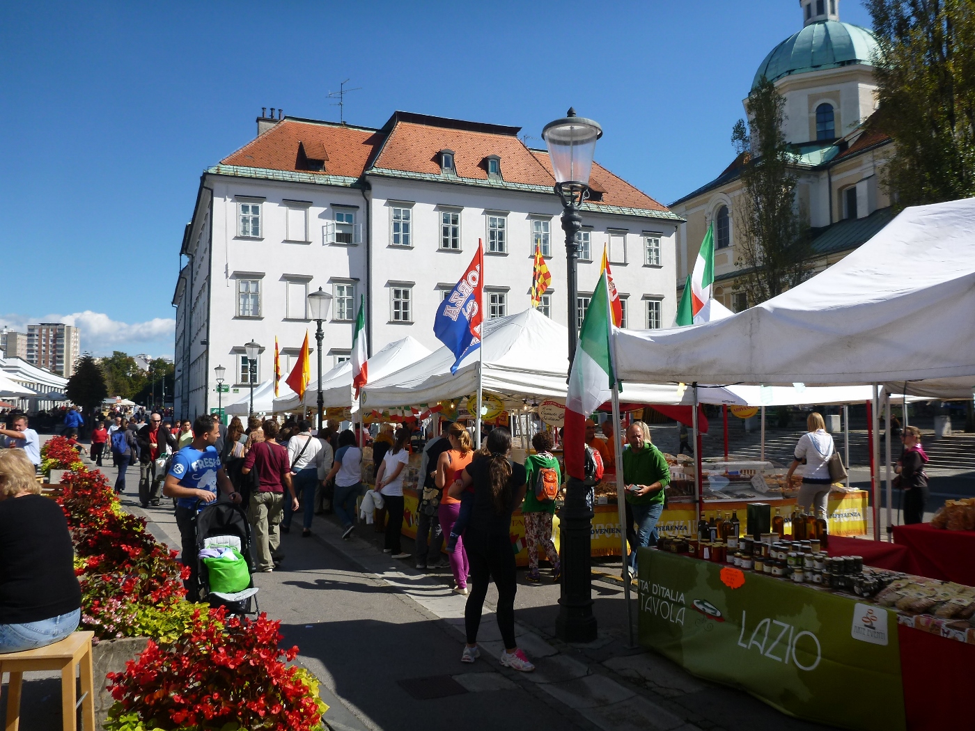 market ljubljana slovenia sep 2014