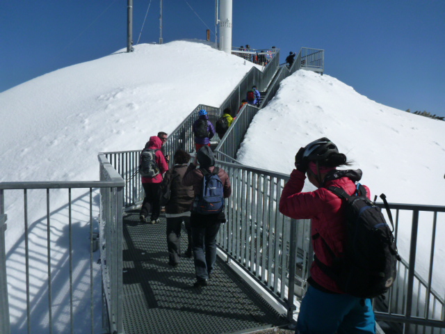 klein matterhorn observation deck zermatt switzerland aug 2014