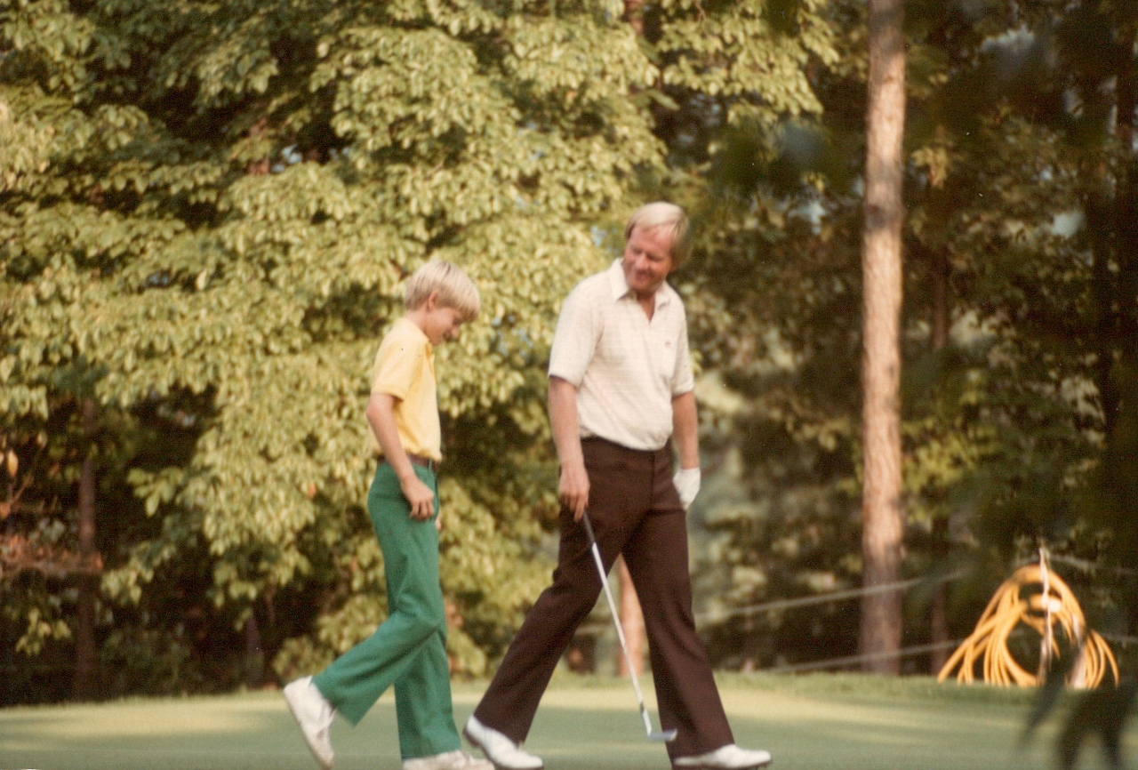 jack nicklaus and son pga golf 1984 alabama shoal creek