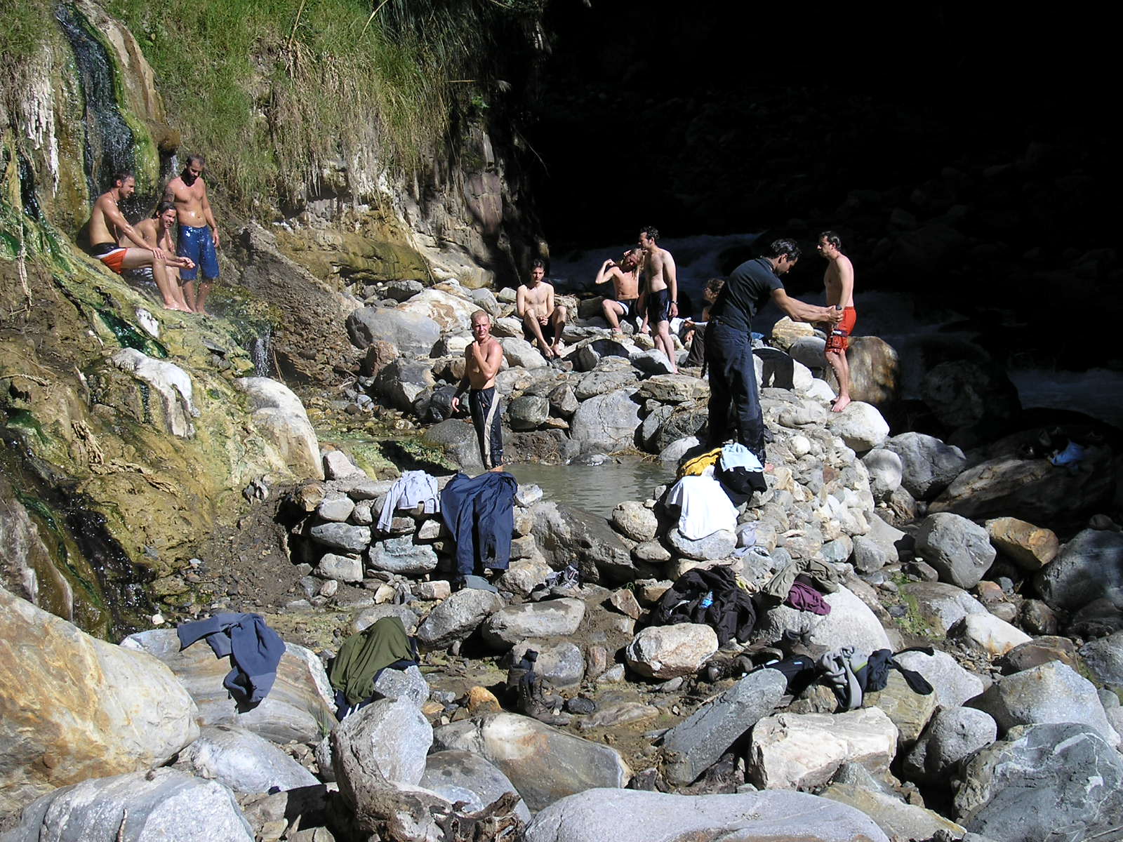 Hot Springs Salkantay Trek Peru May 2006