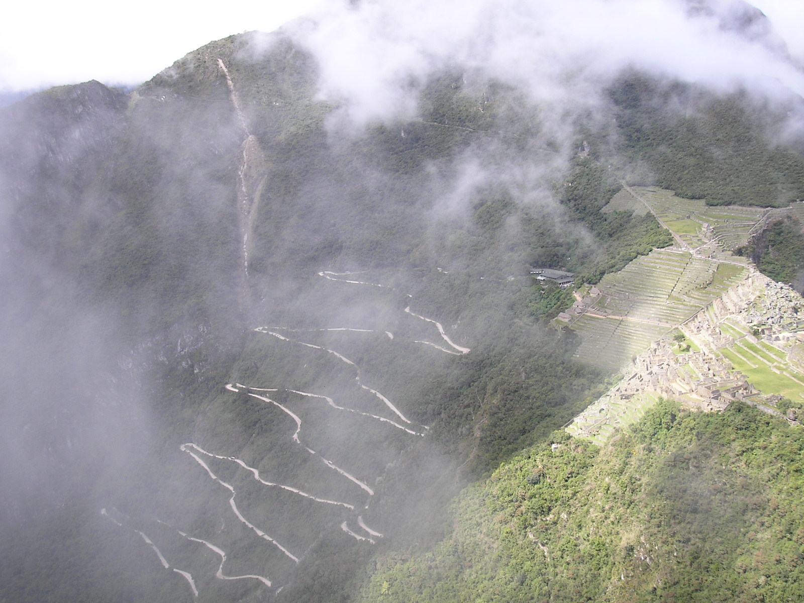 Machu Picchu from Huayna Picchu Salkantay Trek Peru May 2006