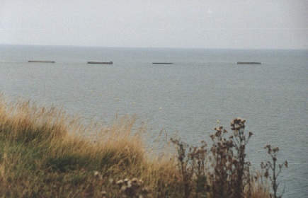 port winston at normandy beach france 1999